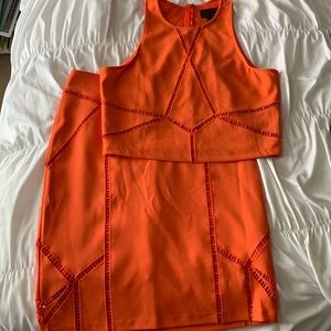 ✨Orange H&M Two Piece Set✨
